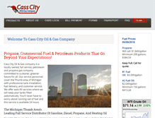 Tablet Screenshot of casscitygas.com
